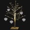 4E's Novelty 12 Pack Clear Fillable Glass Heart Ornaments 60mm for Crafts, DIY Hanging Heart Decorations for Christmas Tree, Handmade Gifts, Holiday Decor, Pre-Strung Glass Hearts